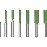 Set 7 Fresas Rectas Madera Vastago 1/4
