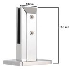 Soporte De Montaje Abrazadera Para Balaustrada Vidrio 2un - Imagen 2