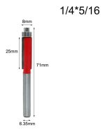 Fresa Madera Copiadora Dif Medidas Bástago 1/4 - Imagen 5