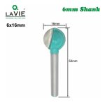 Fresa Madera Redonda Bola Toma 6mm 7pcs Dif. Medidas - Imagen 2