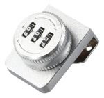 Cerradura Puerta Vidrio Mueble Simple De 3 A 8mm Con Clave - Imagen 2