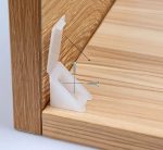 Soporte Escuadra Triangular Plástica Para Mueble Pack 50un - Imagen 3