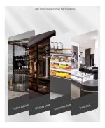 Cerradura Vidrio A Vidrio De 5 A 8mm Con Clave Negra - Imagen 4