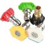 Boquilla Hidrolavadora 5un 0 15 25 40 Grados Y 65° Detergent