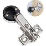 Bisagra Para Puerta De Vidrio 5 A 6mm 1 Par Estantes Gabinet