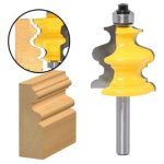 Fresa Madera Moldura Zócalo Marcos Vástago 1/4 X 36.5mm