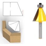 Fresa Madera Copiadora 30° Grados Vástago 1/4 Alta Dureza