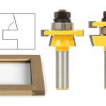 Fresa Madera Marco Ventana Moldura Toma  1/2  2pcs