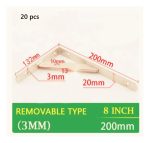 Soporte Escuadra Repisa Colgador 20cm 20p 10par Inox - Imagen 2