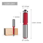 Fresa Madera Recta Copiadora Vástago 1/2x1/2x1. 1pcs - Imagen 2