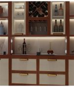 Cerradura Puerta Vidrio Mueble Doble De 3 A 8mm - Imagen 3