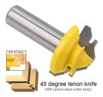 Fresa Madera 45° Vástago De 1/2 Para Marcos Ensamble - Imagen 4