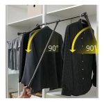 Barra Abatible Para Closet Plegable 83 A 110cm - Imagen 5