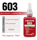 Loctite 603 Retenedor Verde 50ml Viscosidad: 100/150 M Pa - Imagen 2