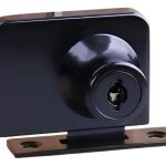 Cerradura Puerta Vidrio Mueble Doble De 3 A 8mm