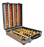 Set Fresas Madera Toma 1/4 O 6.35mm Con Maleta 100pcs