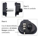Candado De Seguridad Para Gatillo Armas Con Clave Lockforall - Imagen 5