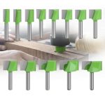 Fresa Madera Rectificadora Vástago  1/4  X Set 13 Pcs. - Imagen 2