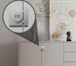 Cerradura Para Puerta Corredera Con Clave 3dígitos 180grados - Imagen 8