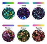 Pigmento Polvo Resina Uv 6 Chameleon Flakes - Imagen 3