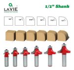 Fresa Madera Cuarto Rodon 6un Dif Medidas Bástago 1/2mm - Imagen 2