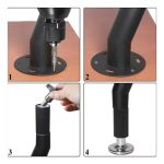 Patas Mueble Mesa Escritorio 1un 72.5cm Negra - Imagen 2