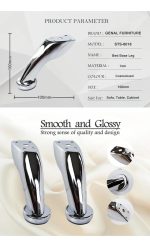 Patas Mueble Sillón Cama Sofá 4un 10cm Curva.. - Imagen 2