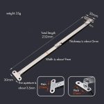 Brazo Bisagra Articulado Soporte Puerta 20cm 10par Izq Y Der - Imagen 4