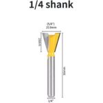 Fresa Madera Cola De Milano Vástago 1/4 X 5/8 - Imagen 2