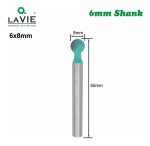 Fresa Madera Redonda Bola Toma 6mm 7pcs Dif. Medidas - Imagen 8