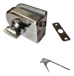 Cerradura Puerta Vidrio De 8 A 12mm Pestillo Muro O Piso