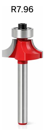 Fresa Madera Cuarto Rodón Vástago 1/4 X R7,96 - Imagen 2