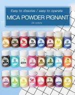 Pigmento Polvo Resina Uv 24 Colores Perlado Nácar Brillante - Imagen 7