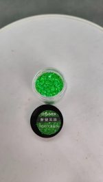 Glitter Verde Frutal Para Resina Uñas Llaveros Aros Pigmento - Imagen 5