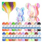 Set 25 Pinturas Acrilicas 60ml Pastel Decoración Cuadros - Imagen 9