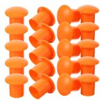 Protector Plastico Para Punta De Fierro De 10 A 30mm 100pcs