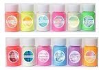 Pigmento Polvo Resina Uv 12 Colores Fluorescente 20g C/u