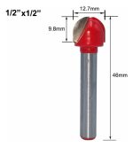 Fresa Madera Media Caña Vástago 1/2 X 1/2 1pcs - Imagen 2