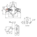Cerradura Con Botón Pulsador Para Puerta Camper, Armario - Imagen 3