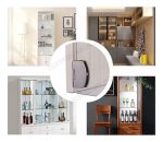 Bisagra Para Puerta De Vidrio 4 A 8mm 1 Par Estantes Gabinet - Imagen 3