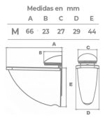 Soporte Repisa Para Vidrio O Madera 3 A 20mm 2u Tucano - Imagen 3