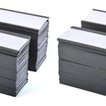 100 Etiqueta Magnética Soporte Credencial 3,5x100cm+200papel