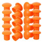 Protector Plastico Para Punta De Fierro De 20 A 36mm 100pcs