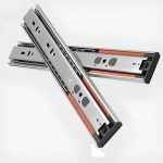 Corredera Telescoplica 50cm Push Open Y Cierre Suave 1par