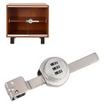 Cerradura Para Puerta Vidrio Corredera Con Clave 4 A 8mm 1un