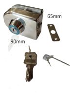 Cerradura Puerta Vidrio De 8 A 12mm Llave A Muro O Piso - Imagen 2