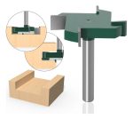 Fresa Madera Vaciado Invertida Copiadora T Toma 1/4x1.19/32