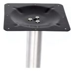 Patas Mueble Mesa Escritorio 1un 72cm Negra Redonda - Imagen 3