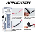 Huincha Aisladora Liquida 50ml Secado Rápido Negra O Blanco - Imagen 6