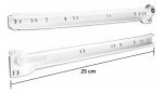 Corredera Riel Blanco 25 Cm, Sbp, Self-closing, 1par - Imagen 2